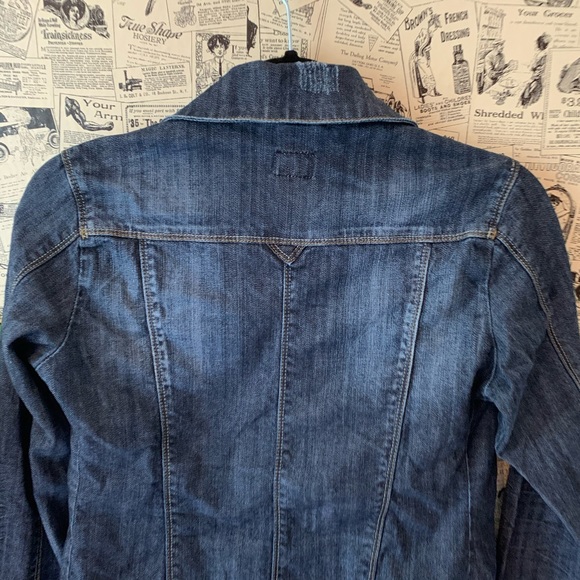 Blue asphalt jean jacket dark denim SZ small - Picture 7 of 8